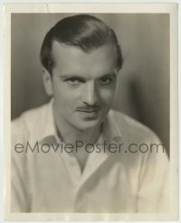 4m547 JOHN LODER deluxe 8.25x10 still '29 head & shoulders c/u with mustache by William E. Thomas!