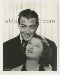 4m620 LUCKY NIGHT deluxe 7.75x9.75 still '39 Myrna Loy & Robert Taylor by Clarence Sinclair Bull!