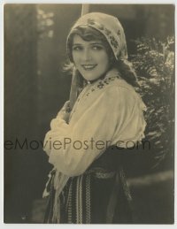 4m670 MARY PICKFORD deluxe 6.5x8.5 still '20s great smiling close up in great outfit by K.O. Rahmn!