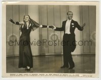 4m836 SHALL WE DANCE 8x10.25 still '37 wonderful image of Fred Astaire & Ginger Rogers dancing!