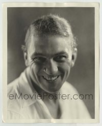 4m952 VICTOR MCLAGLEN deluxe 8x10 still '24 smiling close up of the giant Irish actor by Woodbury!