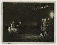 4m766 POWER OVER MEN candid English 8x10.25 still '29 image of crew filming a midnight scene, lost!