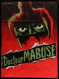 4p537 DR. MABUSE: THE GAMBLER French 1p R1960s Fritz Lang, cool different horror art!
