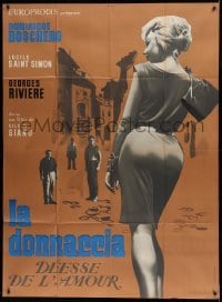 4p759 LA DONNACCIA French 1p '65 directed by Silvio Siano, sexy full-length Dominique Boschere!