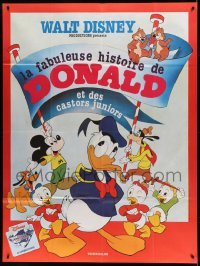 4p760 LA FABULEUSE HISTOIRE DE DONALD French 1p R80s Donald Duck, Mickey, Goofy, Pluto & more!