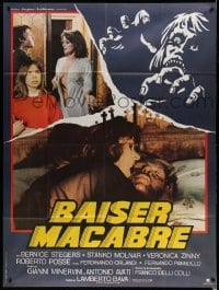4p799 MACABRE French 1p '81 Lamberto Bava Italian horror thriller, different sexy image!