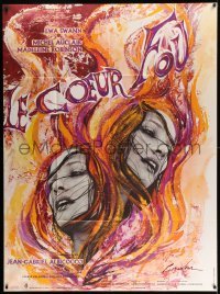 4p801 MAD HEART French 1p '70 great psychedelic art of Ewa Swann by Couradour & Bertrand!