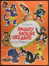 4p821 MIGHTY MOUSE ET SES AMIS French 1p '70s great cartoon art of Paul Terry's best creations!