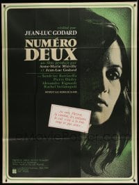 4p842 NUMBER TWO French 1p '75 Jean-Luc Godard's Numero Deux, art of Battistella by Clement Hurel!