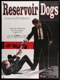4p887 RESERVOIR DOGS French 1p '92 Tarantino, different image of Harvey Keitel & Steve Buscemi!
