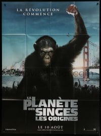 4p889 RISE OF THE PLANET OF THE APES teaser French 1p '11 prequel to the 1968 sci-fi classic!