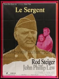 4p905 SERGEANT French 1p '69 Rod Steiger, John Phillip Law, from the novel by Dennis Murphy!