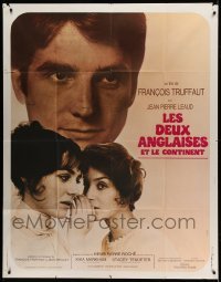 4p966 TWO ENGLISH GIRLS French 1p '71 Francois Truffaut directed, Jean-Pierre Leaud, Landi art!