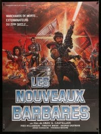 4p838 NEW BARBARIANS French 1p '84 I Nuovi barbari, different art with Fred Williamson!