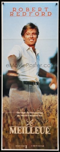 4p514 NATURAL French door panel '84 best image of Robert Redford throwing baseball in field!