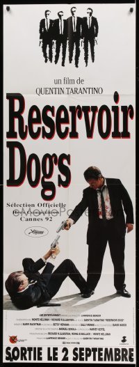 4p523 RESERVOIR DOGS French door panel '92 Quentin Tarantino, Harvey Keitel, Steve Buscemi, Penn