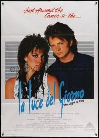 4p184 LIGHT OF DAY Italian 1p '87 c/u of Michael J. Fox & rock star Joan Jett, Paul Schrader!