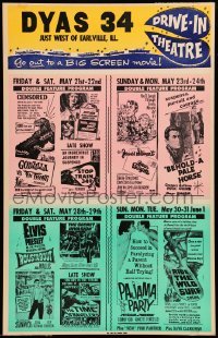 4p303 DYAS 34 WC '65 Godzilla vs The Thing, Ride the Wild Surf, Roustabout, Time Travelers & more!