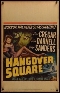 4p322 HANGOVER SQUARE WC '45 art of sexy Linda Darnell, Sanders, horror was never so fascinating!