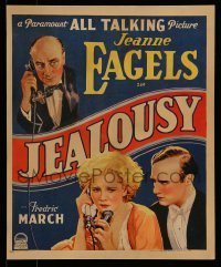4p340 JEALOUSY WC '29 Jeanne Eagels marries Fredric March but is indebted to rich Halliwell Hobbes