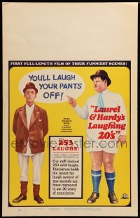4p347 LAUREL & HARDY'S LAUGHING '20s WC '65 90 monumental minutes of movie-making mirth & madness!