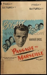 4p392 PASSAGE TO MARSEILLE WC '44 Frenchman Humphrey Bogart escapes Devil's Island to fight Nazis!