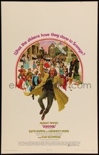 4p419 SCROOGE WC '71 Albert Finney as Ebenezer Scrooge, classic Charles Dickens story!