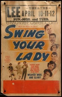 4p432 SWING YOUR LADY WC '38 Humphrey Bogart at the very lowest point of his career!