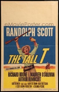 4p434 TALL T WC '57 directed by Budd Boetticher, written by Elmore Leonard, Randolph Scott