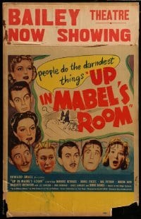 4p451 UP IN MABEL'S ROOM WC '44 Marjorie Reynolds, Dennis O'Keefe, Gail Patrick & top cast!