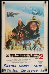 4p462 WILDERNESS FAMILY PART 2 WC '78 great cast montage artwork by Joe Hamitti!