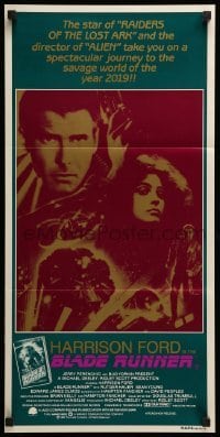 4r633 BLADE RUNNER Aust daybill '82 Ridley Scott sci-fi classic, Harrison Ford, Sean Young
