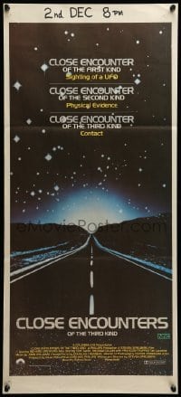 4r660 CLOSE ENCOUNTERS OF THE THIRD KIND Aust daybill '77 Steven Spielberg sci-fi classic!