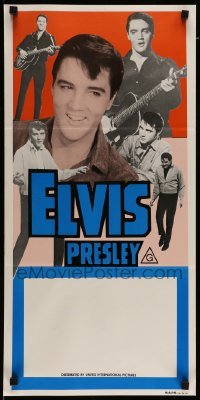 4r696 ELVIS PRESLEY STOCK Aust daybill 1980s six great images of the rock & roll king performing!