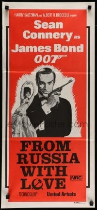 4r713 FROM RUSSIA WITH LOVE Aust daybill R70s Sean Connery as Bond 007!
