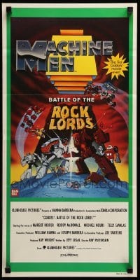 4r724 GOBOTS: WAR OF THE ROCK LORDS Aust daybill '86 the first GoBots movie ever, cool cartoon!