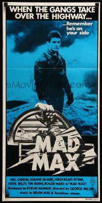 4r793 MAD MAX Aust daybill R81 Mel Gibson, George Miller post-apocalyptic classic!
