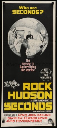 4r882 SECONDS Aust daybill '66 Rock Hudson buys himself a new life, John Frankenheimer!