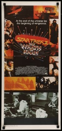 4r912 STAR TREK II Aust daybill '82 The Wrath of Khan, Leonard Nimoy, William Shatner