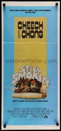 4r917 STILL SMOKIN' Aust daybill '83 Cheech & Chong will have you rollin' in your seats, drugs!