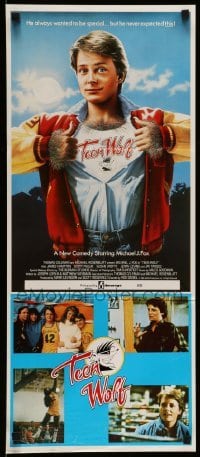 4r938 TEEN WOLF Aust daybill '85 teenage werewolf Michael J. Fox, different image!