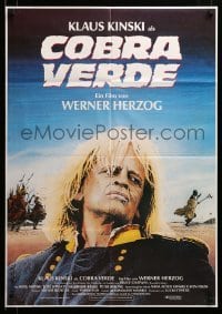 4r178 COBRA VERDE German '87 Werner Herzog, Klaus Kinski as most feared bandit in Africa!
