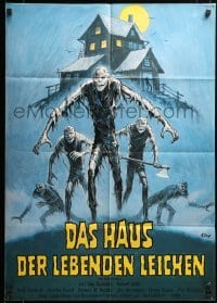 4r191 DON'T GO IN THE HOUSE German '80 wild Klaus Dill horror art of the living dead!