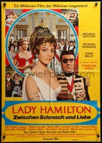 4r196 EMMA HAMILTON German '68 Le Calde notti di Lady Hamilton, sexy Michele Mercier!