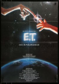 4r192 E.T. THE EXTRA TERRESTRIAL German '82 Drew Barrymore, Steven Spielberg, Alvin art!