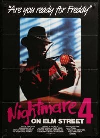 4r256 NIGHTMARE ON ELM STREET 4 German '89 different image of Englund as Freddy Krueger!