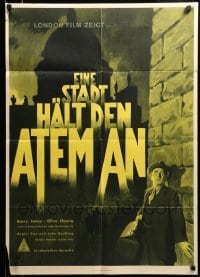 4r284 SEVEN DAYS TO NOON German '51 Atom Bomb, Boulting Brothers thriller with-a-difference!