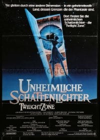 4r307 TWILIGHT ZONE German '84 great art of girl unlocking the door to another dimension!