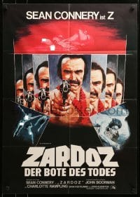 4r323 ZARDOZ German '74 completely different Lutz Peltzer fantasy art of Sean Connery!