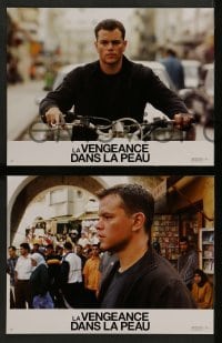 4r410 BOURNE ULTIMATUM 8 French LCs '07 cool images of Matt Damon as Jason Bourne!